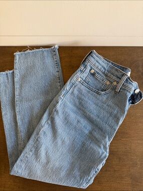 Madewell Light Blue Straight Leg Jeans